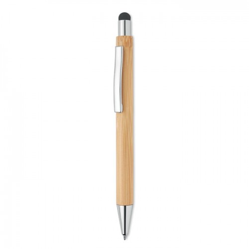 Bamboo stylus pen blue ink