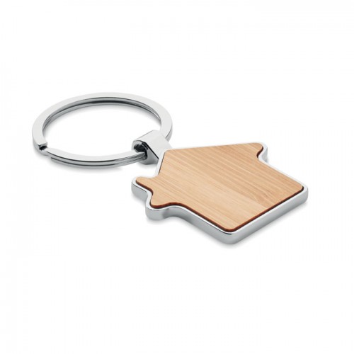 BURNIE - House key ring metal bamboo in 