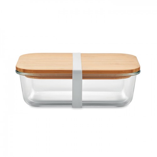 TUNDRA LUNCHBOX - Glass lunchbox with bamboo lid in 