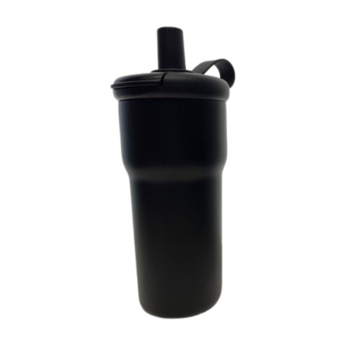 Roca Recycled Stainless Steel Insulated Cup With Integrated Straw - 600ml