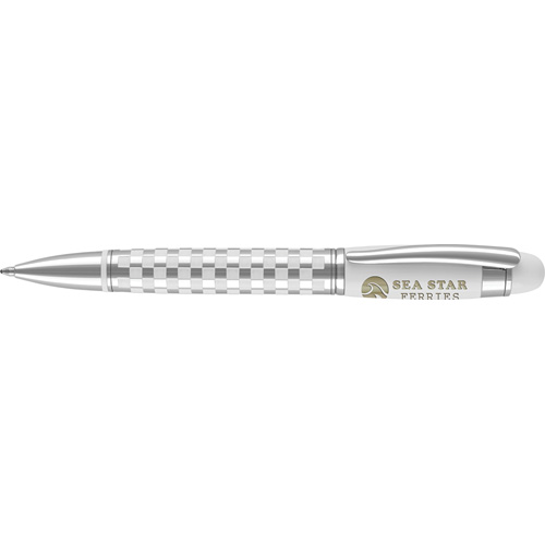 Chequers Ballpen (Laser Engraved 360)