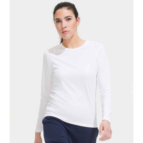 SOL'S Ladies Sporty Long Sleeve Performance T-Shirt