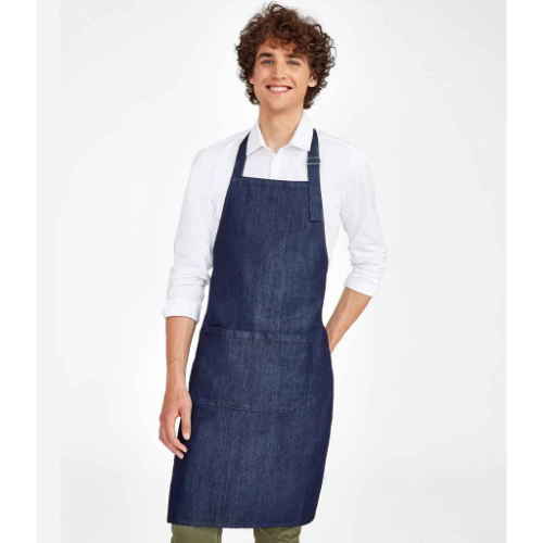 SOL'S Grant Denim Bib Apron With Pocket