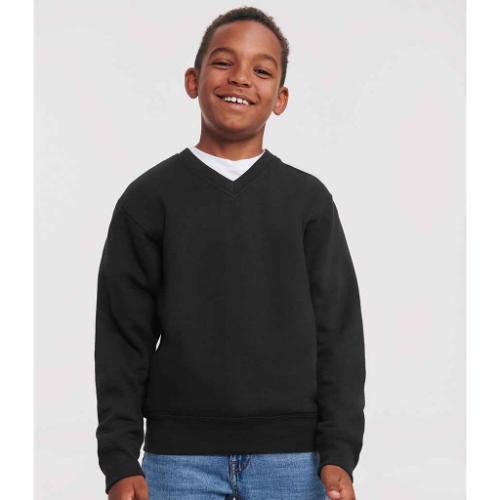 Russell Schoolgear Kids V Neck Sweatshirt