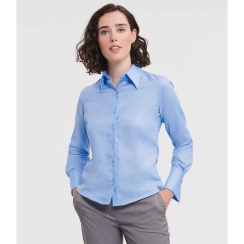 Russell Collection Ladies Long Sleeve Ultimate Non-Iron Shirt