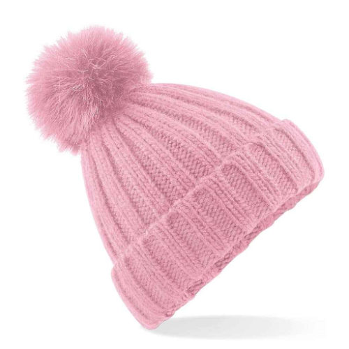 Beechfield Verbier Fur Pop Pom Beanie