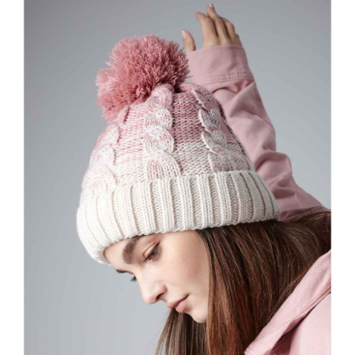 Beechfield Ombré Pom Pom Beanie