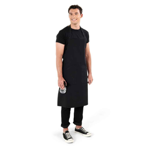 Brand Lab Denim Adjustable Bib Pocket Apron