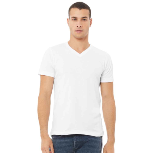 Canvas Unisex Jersey V Neck T-Shirt