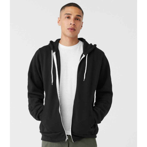 Canvas Unisex Full Zip Hoodie