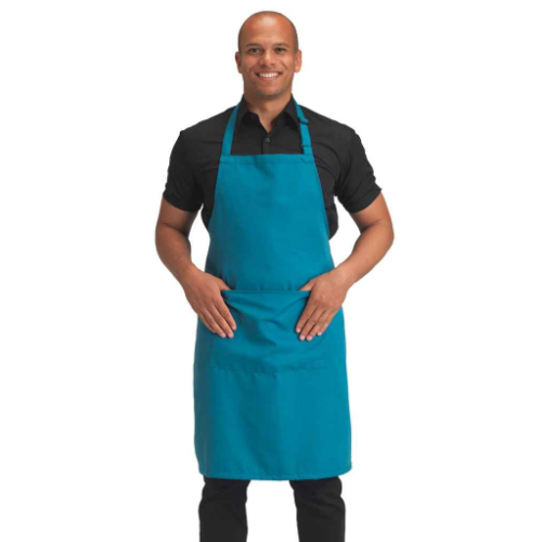 Dennys Polyester Bib Apron With Pocket