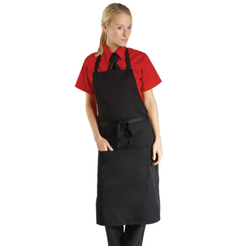 Dennys Bib Apron With Pocket