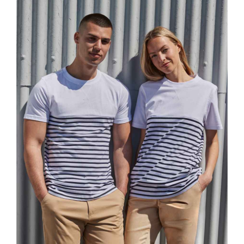 Front Row Unisex Breton Striped T-Shirt