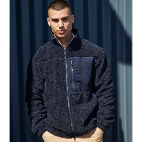 Front Row Recycled Sherpa Fleece Jacket