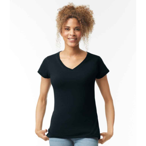 Gildan Ladies SoftStyle® V Neck T-Shirt