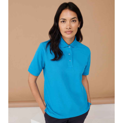 Henbury Ladies Poly/Cotton Piqué Polo Shirt