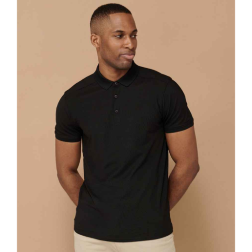 Henbury Slim Fit Stretch Microfine Piqué Polo Shirt