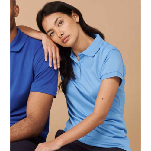 Henbury Ladies Coolplus® Wicking Piqué Polo Shirt