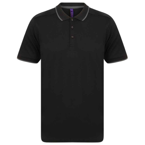 Henbury HiCool® Tipped Polo Shirt