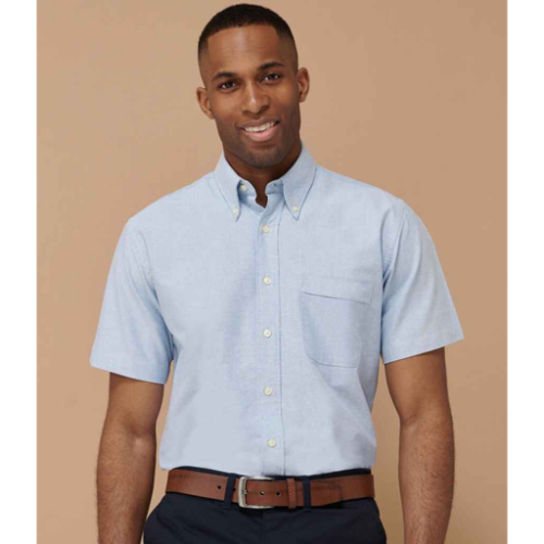 Henbury Short Sleeve Classic Oxford Shirt