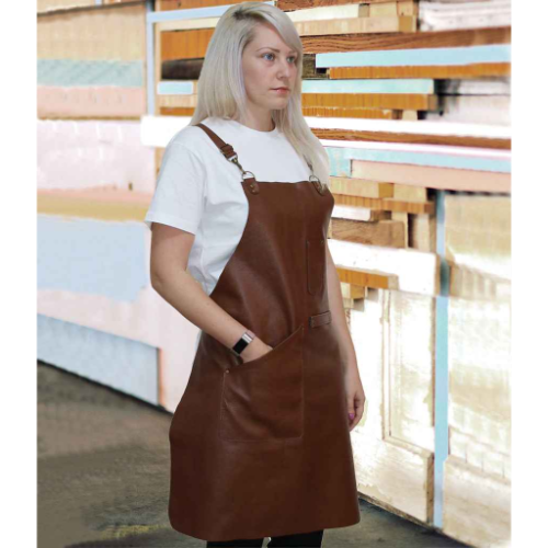 Joseph Alan Leather Bib Apron