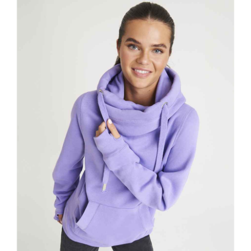 AWDis Cross Neck Hoodie