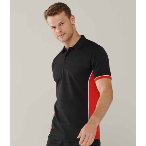 Finden & Hales Contrast Panel Polo Shirt