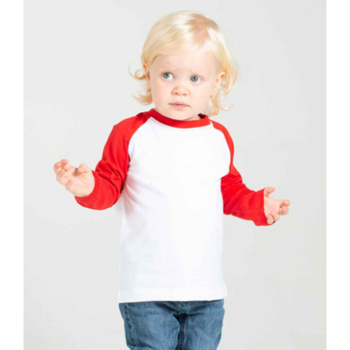 Larkwood Baby/Toddler Long Sleeve Baseball T-Shirt