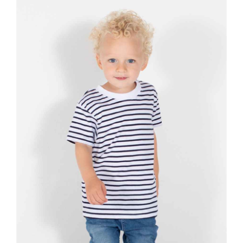 Larkwood Baby/Toddler Striped Crew Neck T-Shirt