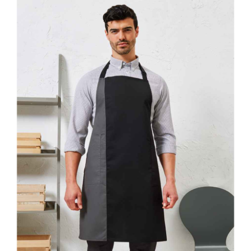 Premier Contrast Bib Apron