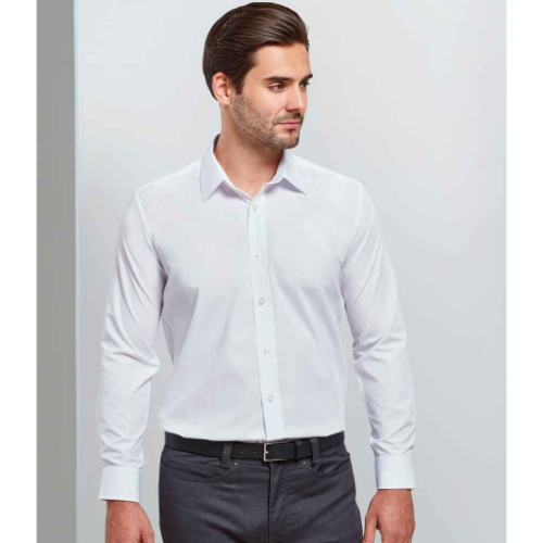 Premier Long Sleeve Fitted Poplin Shirt