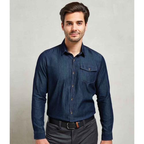 Premier Jeans Stitch Denim Shirt