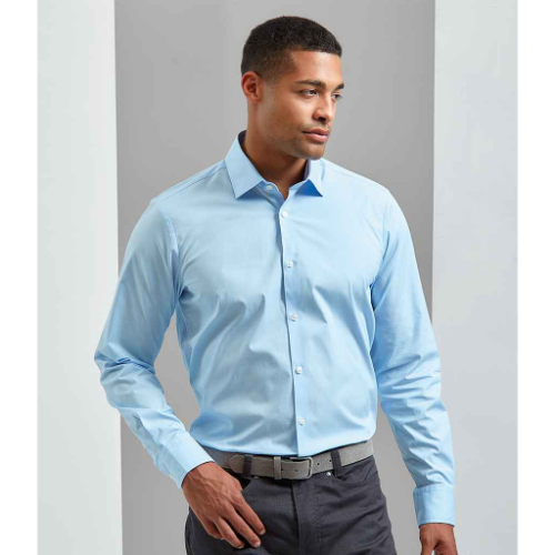 Premier Long Sleeve Stretch Fit Poplin Shirt