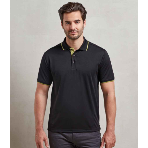 Premier Contrast Coolchecker® Piqué Polo Shirt