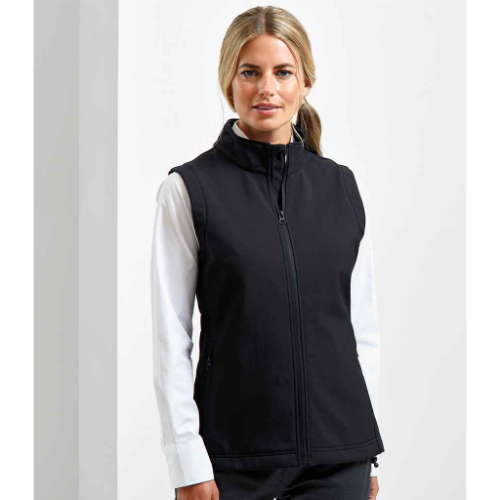 Premier Ladies Windchecker® Recycled Printable Soft Shell Gilet