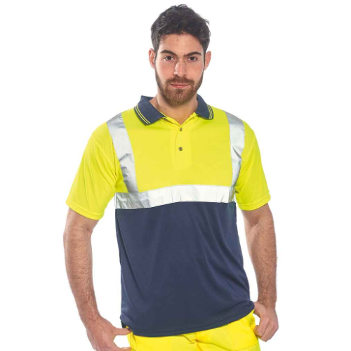 Portwest Hi-Vis Two Tone Polo Shirt