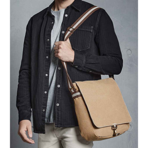 Quadra Vintage Canvas Messenger