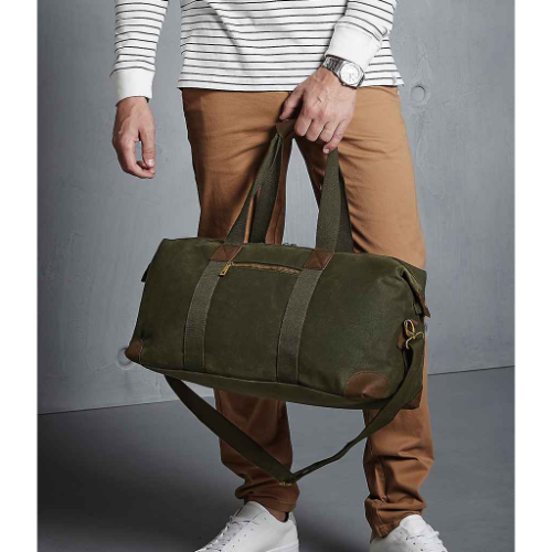 Quadra Heritage Waxed Canvas Holdall