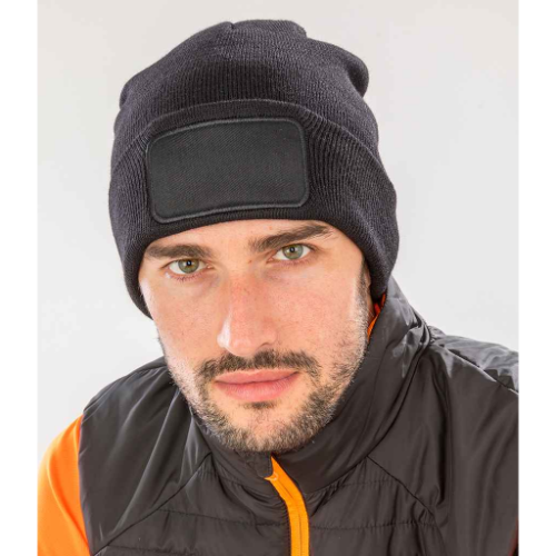 Result Genuine Recycled Double Knit Printers Beanie