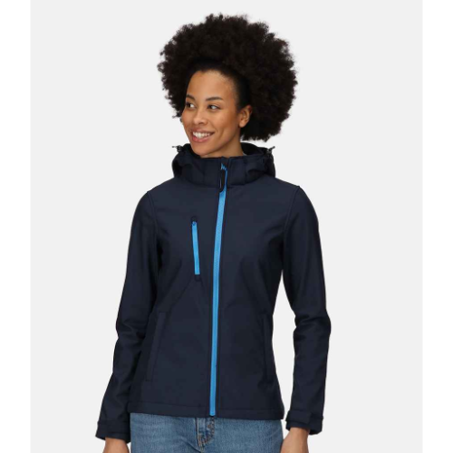 Regatta Ladies Venturer Three Layer Hooded Soft Shell Jacket