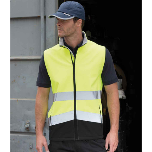 Result Safe-Guard Printable Safety Soft Shell Gilet