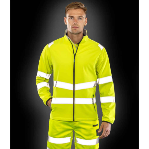 Result Genuine Recycled Printable Safety Soft Shell Jacket