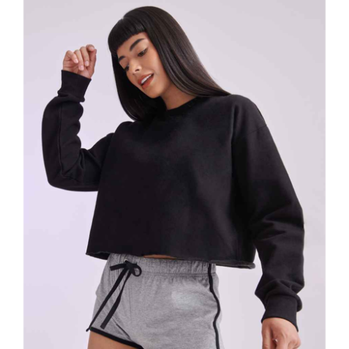 SF Ladies Cropped Slounge Sweatshirt