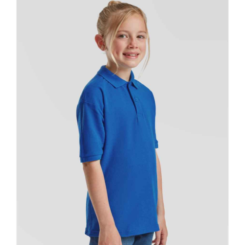 Fruit Of The Loom Kids Poly/Cotton Piqué Polo Shirt