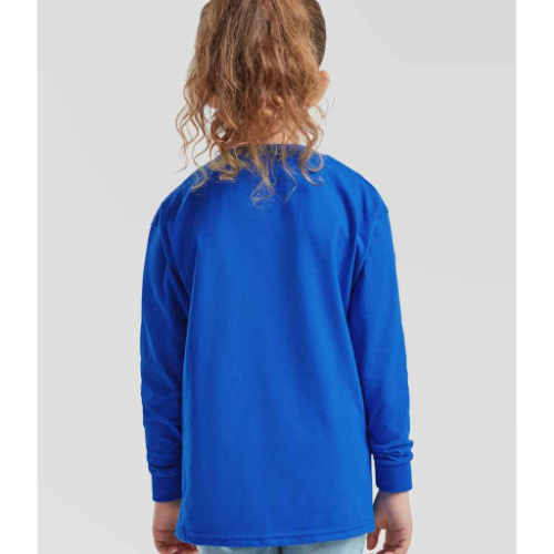 Fruit Of The Loom Kids Long Sleeve Value T-Shirt