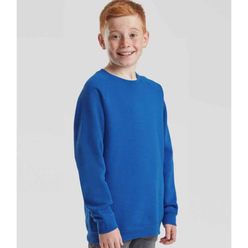 Fruit Of The Loom Kids Premium Raglan Sweatshirt