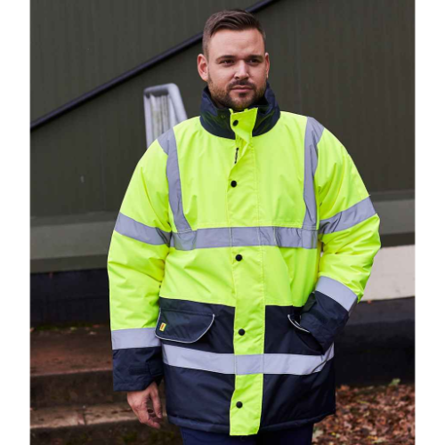 Warrior Hi-Vis Contrast Traffic Jacket