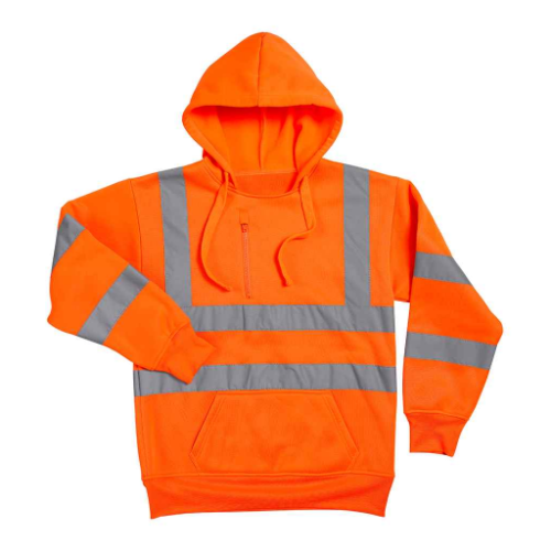 Warrior Hi-Vis Pull On Hoodie