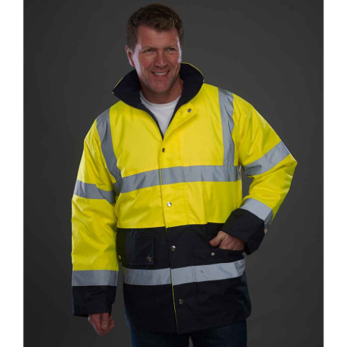 Yoko Hi-Vis Two Tone Motorway Jacket