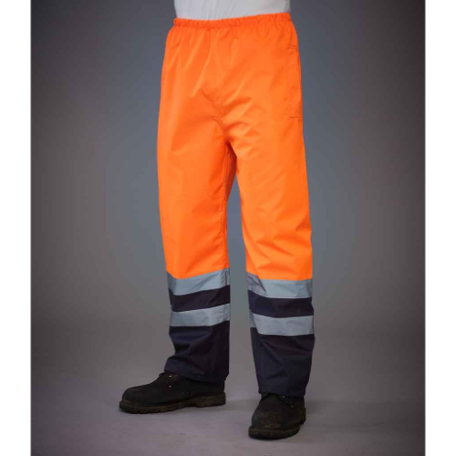 Yoko Hi-Vis Two Tone Waterproof Overtrousers